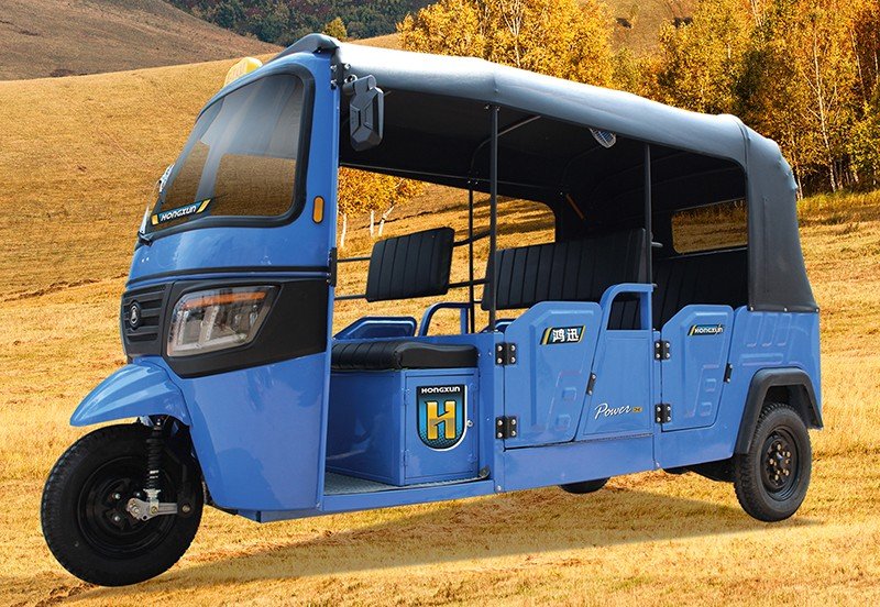 electric passenger tricycle in blue17