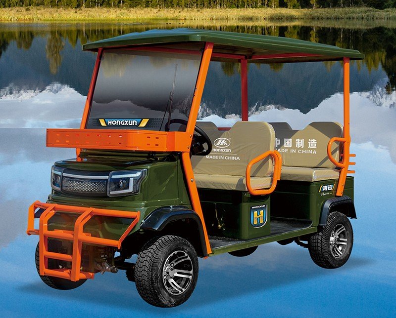 electric sightseeing passenger tricycle with double seats23
