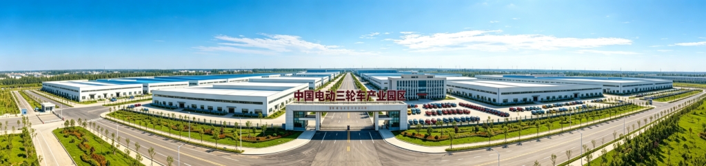 china electric tricycle industrial park
