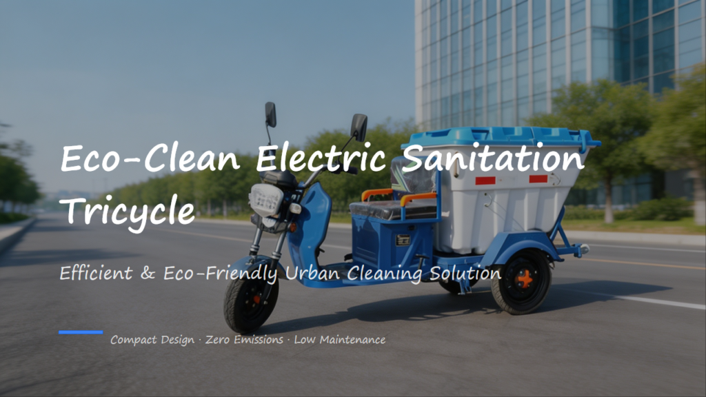eco clean electric sanitation tricycle (1)