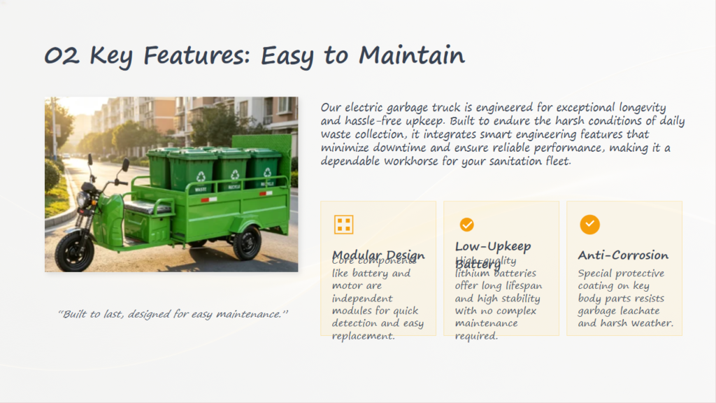 Electric Garbage Collection Tricycle electric garbage collection tricycle (8)