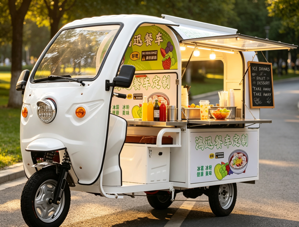 electric three‑wheel food cart1 (1)