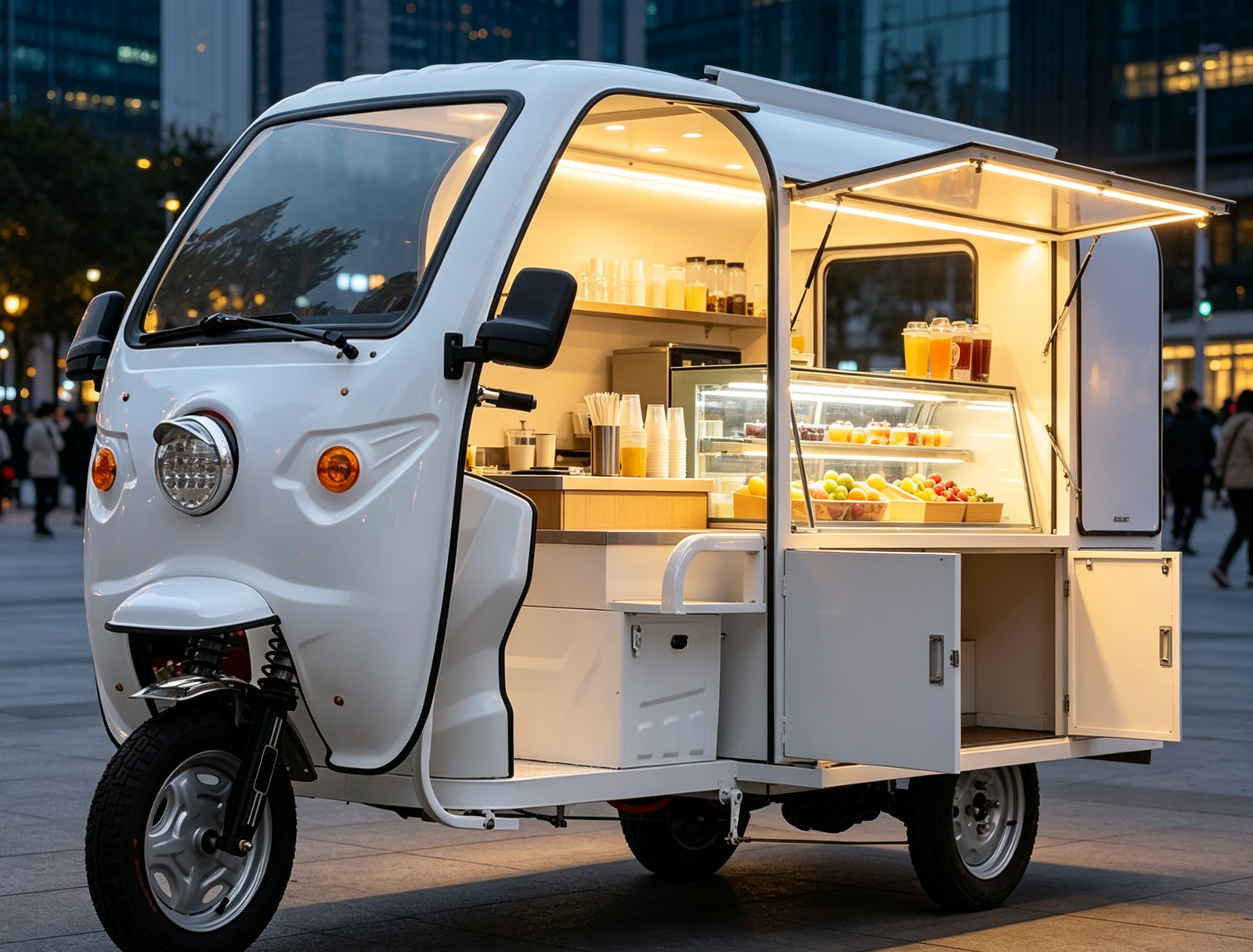 electric three‑wheel food cart1 (2)
