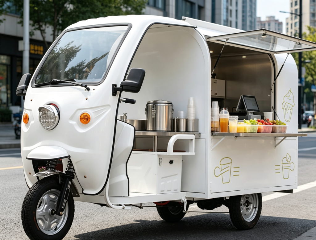 electric three‑wheel food cart1 (3)