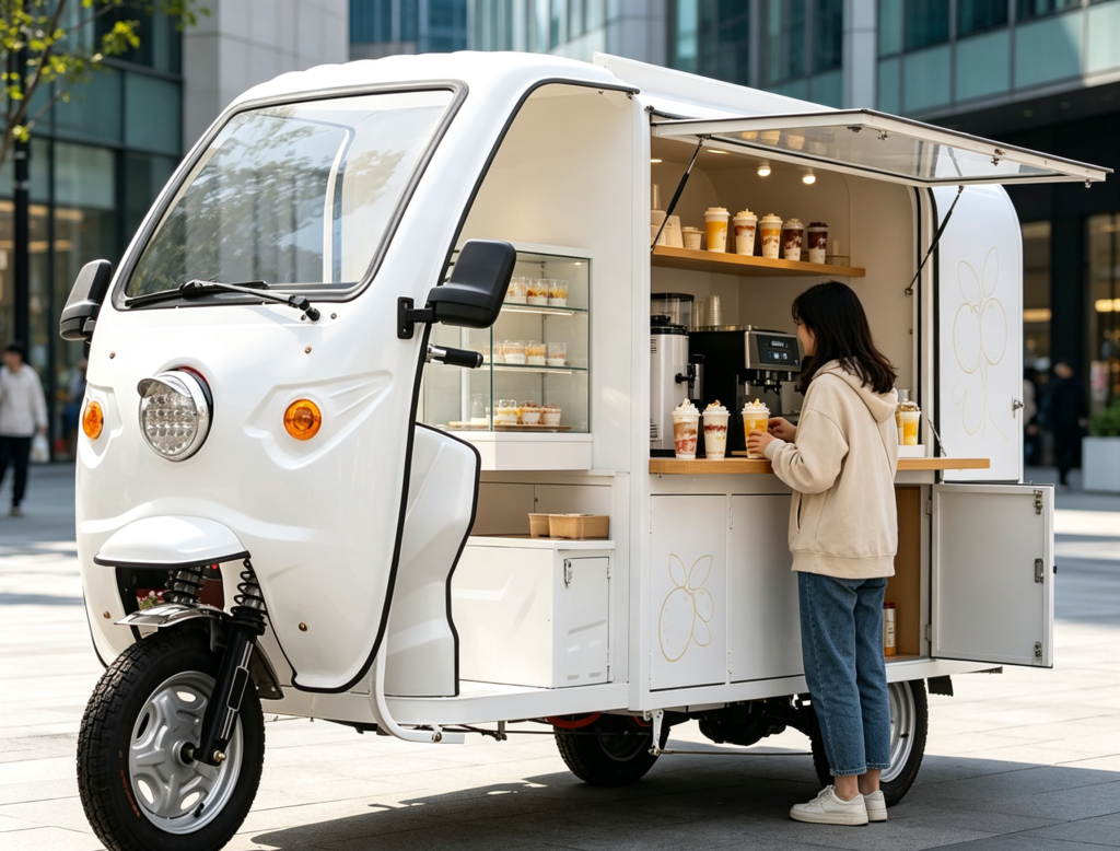 electric three‑wheel food cart1 (4)