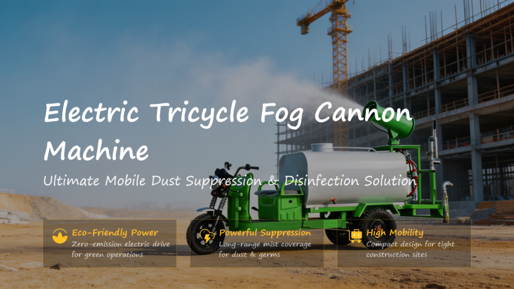 electric tricycle fog cannon machine (1)