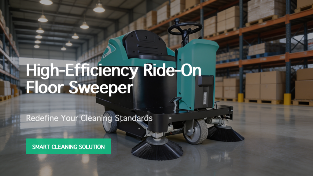 ride on floor sweeper : road sweeper1