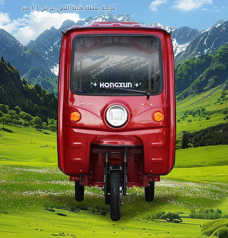 1.3m folding canopy electric tricycle 1 (5)