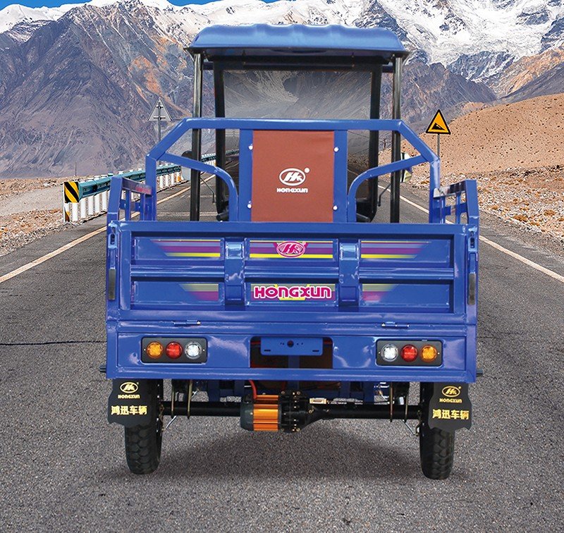 heavy duty electric cargo trike with canopy 18 (2)