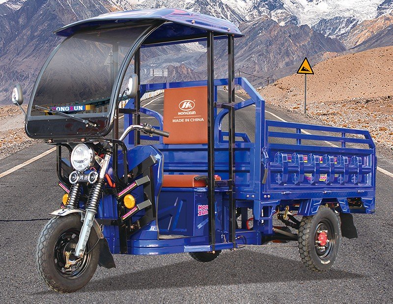 heavy duty electric cargo trike with canopy 18 (4)