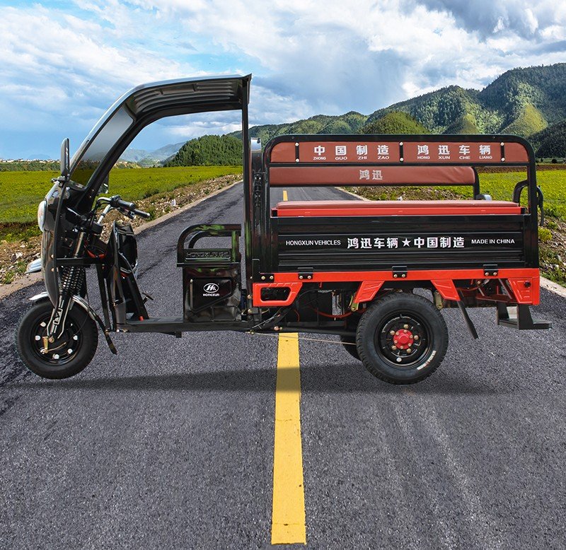 Dual-Purpose Electric Tricycle for Passenger multi function electric trike with passenger seat 6 (4)